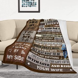 Valentine Blanket Gift For Husband From Wife To My Husband Blanket Christmas Valentine Birthday 2 m9ml1m.jpg