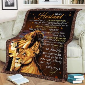 Valentine Blanket Gift To My Husband Gifts From Wife Blankets Romantic Gifts For Him Husband For Birthday Valentines Day 3 ho1smn.jpg