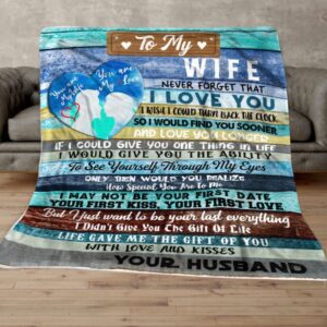 Valentine Blanket Gift To My Wife Blanket From Husband Never Forget That I Love You Love Letter Blanket 4 kjc6fz.jpg