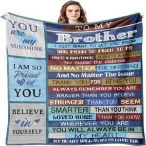 Valentine Blanket, Gifts For Brother Blanket, To…