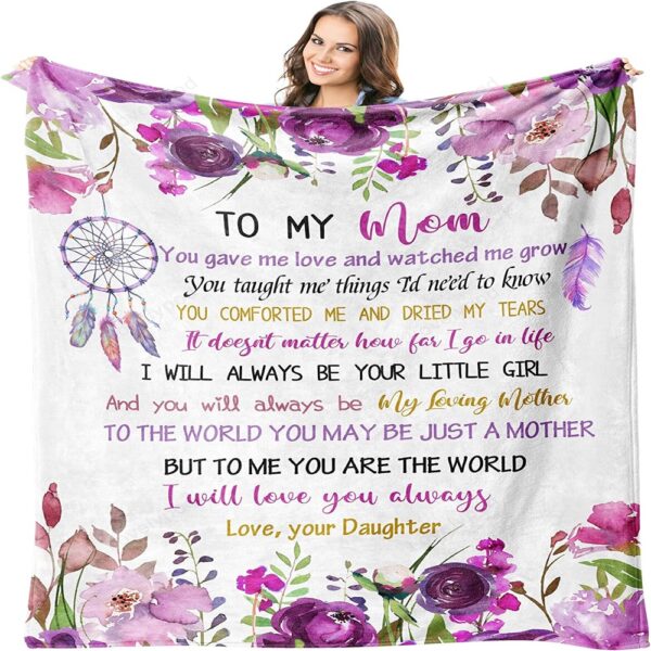 Valentine Blanket, Gifts For Mom From Daughter Blanket Mothers Day Birthday Gifts For Mom