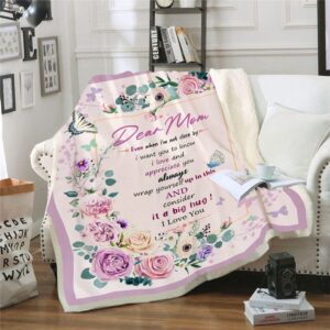 Valentine Blanket Gifts For Mom To My Mom Blanket Valentines Mothers Day Romantic Gifts 2 tfuhez.jpg