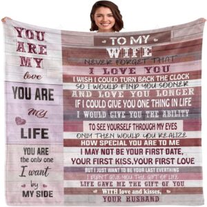 Valentine Blanket, Gifts For Wife- Anniversary Birthday…