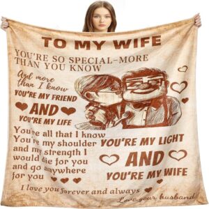 Valentine Blanket Gifts For Wife Blanket From Husband I Love You Wedding Anniversary Birthday 1 nyetce.jpg