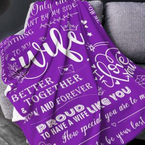 Valentine Blanket Gifts For Wife To My Wife Blanket From Husband Valentine Day Gifts Idea For Wife 2 bdluti.jpg