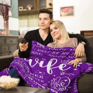 Valentine Blanket Gifts For Wife To My Wife Blanket From Husband Valentine Day Gifts Idea For Wife 4 adz52b.jpg