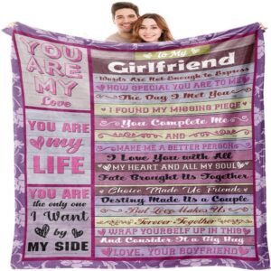 Valentine Blanket, Girlfriend Gifts From Boyfriend, Girlfriend…