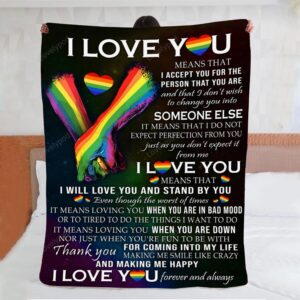 Valentine Blanket, Lgbt Pride Blanket, Lgbt Couple…