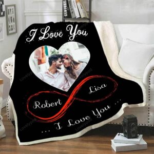 Valentine Blanket Personalized Couple Photo Blanket I Love You Custom Image And Name Blanket 3 bbgaub.jpg