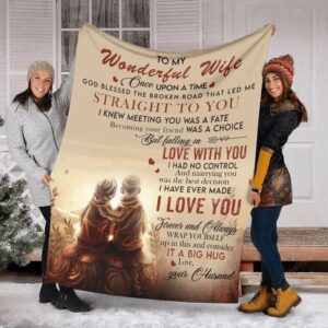 Valentine Blanket, Personalized Growing Old Together Blanket,…