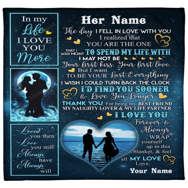 Valentine Blanket, Personalized To My Girlfriend Blanket, Gifts From Boyfriend Love You Then Love Still Always Have