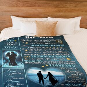 Valentine Blanket Personalized To My Girlfriend Blanket Gifts From Boyfriend Love You Then Love Still Always Have 2 vuzhns.jpg