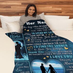 Valentine Blanket Personalized To My Girlfriend Blanket Gifts From Boyfriend Love You Then Love Still Always Have 4 vvqh7i.jpg