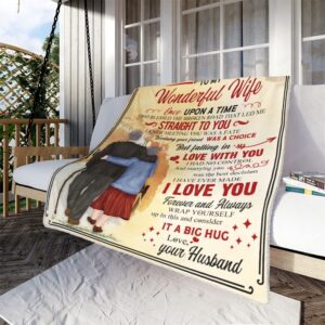 Valentine Blanket Personalized To My Wonderful Wife Throw Blanket Love Letter Blanket Custom Blanket For Valentine Day 3 fv1d9o.jpg