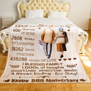 Valentine Blanket Romantic Marry 50Th Anniversary Fleece Throw Blankets Gift 2 xkrwpy.jpg