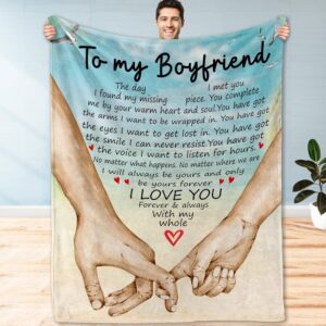 Valentine Blanket To My Boyfriend Blanket Throw Blankets For Couples 2 oibcpr.jpg