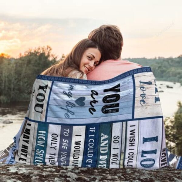 Valentine Blanket, To My Boyfriend Gifts Blanket Romantic For Him Best Birthday Anniversary Valentines Presents