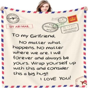 Valentine Blanket To My Girlfriend Throw Blankets Valentines Day Anniversary Birthday Gift For Women Men 1 fqhyod.jpg