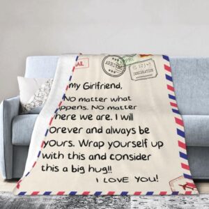 Valentine Blanket To My Girlfriend Throw Blankets Valentines Day Anniversary Birthday Gift For Women Men 3 pwoabd.jpg