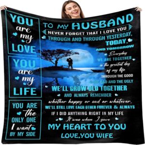 Valentine Blanket, To My Husband Blanket, Birthday…