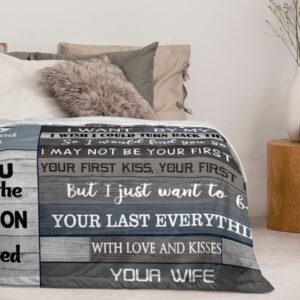 Valentine Blanket To My Husband Blanket Husband Birthday Gift Fathers Day Anniversary Valentines Gifts For Husband 3 ghand9.jpg