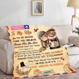 Valentine Blanket To My Wife Blanket Anniversary Romantic Gifts For Wife Birthday Christmas Valentines Mothers Day 2 fkjdyu.jpg