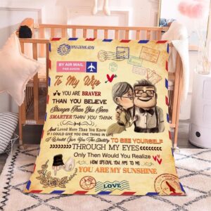 Valentine Blanket To My Wife Blanket Anniversary Romantic Gifts For Wife Birthday Christmas Valentines Mothers Day 3 ellwkl.jpg