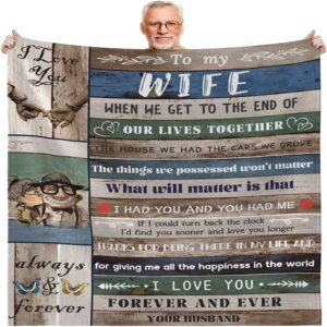 Valentine Blanket To My Wife Blanket From Husband Anniversary Birthday Gifts For Wife Wedding Valentines Gifts 1 edwq3i.jpg