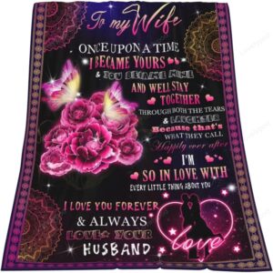 Valentine Blanket To My Wife Blanket From Husband Birthday For Wife Blanket For Wedding Valentines Day 3 twp7bv.jpg