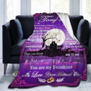 Valentine Blanket To My Wife Blanket From Husband I Love You Birthday Gift For Wife Christmas Valentines Day 3 t595ey.jpg