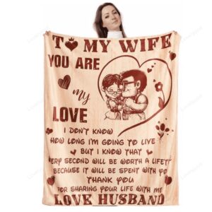 Valentine Blanket, To My Wife Blanket I…