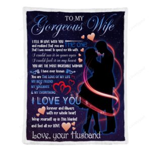 Valentine Blanket To My Wife Blanket Special Gift For Your Wife Fleece Blanket Quilt Blanket Valentine Gift 4 hcs1h8.jpg