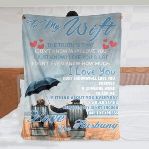 Valentine Blanket To My Wife Throw Blanket From Husband Anniversary Blanket Gifts Valentines Day Throw Blankets 1 t5niph.jpg