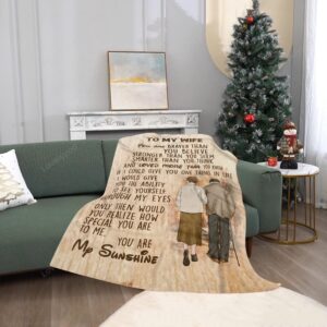 Valentine Blanket To My Wife Throw Blanket Valentines Day Birthday Gifts For Wife Wedding Anniversary Romantic 3 t1i2ts.jpg