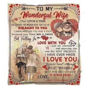 Valentine Blanket, To My Wonderful Wife Valentine…