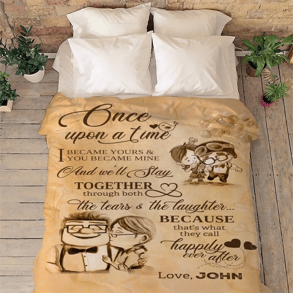 Valentine Blanket, Valentines Day Gift For Wife Gift For His, Her, Customized Blanket For Couples Gift For Anniversary Wedding