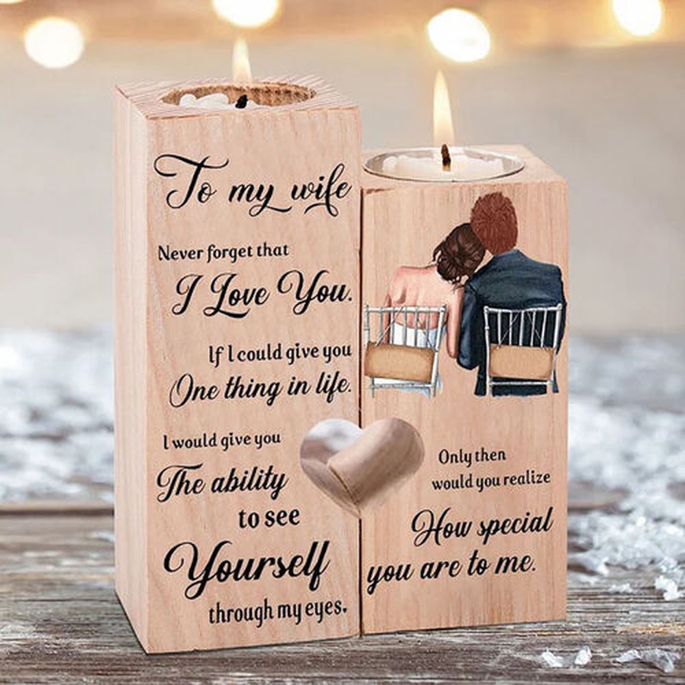 Valentine Candle Holder, Couple Candle Holder How Special You are to Me Wooden Candlesticks Sweet Gift Valentine Candle Holder, Couple Candle Holder How Special You are to Me Wooden Candlesticks Sweet Gift