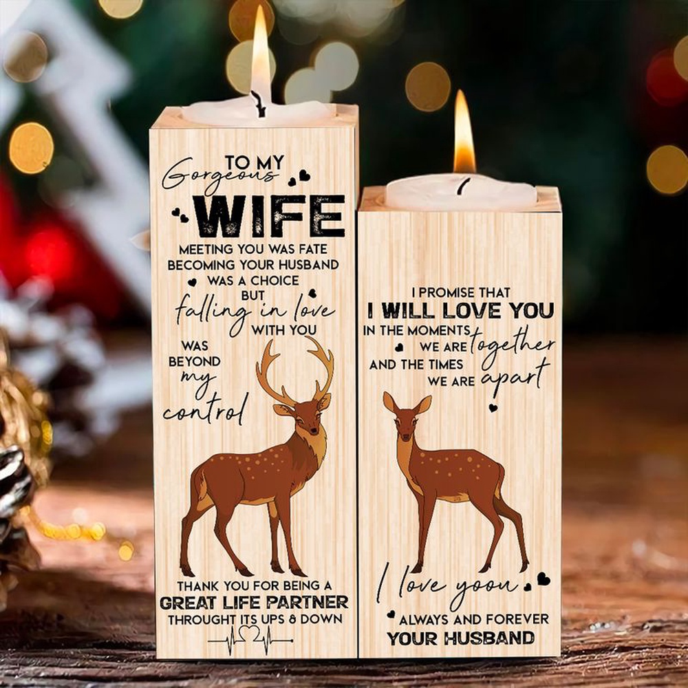 Valentine Candle Holder, Deer Couple Candlestick Wife Candlestick Gorgeous Wife Candlestick Valentine Candlestick Gift Valentine Candle Holder, Deer Couple Candlestick Wife Candlestick Gorgeous Wife Candlestick Valentine Candlestick Gift