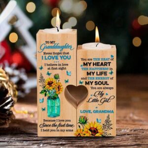 Valentine Candle Holder, My Heart My Life…
