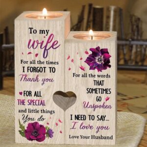 Valentine Candle Holder Wooden Candle Holder Gift For Wife I Need To Say I Love You 1 x3d7jd.jpg