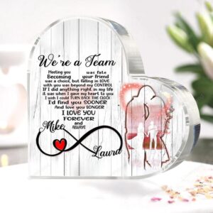 Valentine Keepsakes, Heart Keepsake, Couple Plaque Personalized…