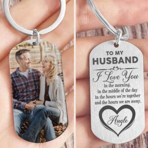 Valentine Keychain, Husband I Love You In…