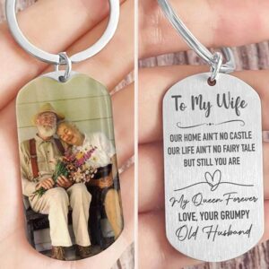 Valentine Keychain Our Home Aint No Castle Couple Keychain Valentine Gift For Girlfriend Wife 1 iasiag.jpg