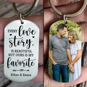 Valentine Keychain, Our Love Story Is My…
