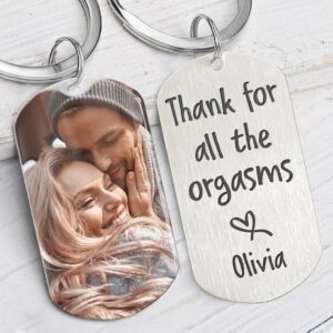 Valentine Keychain, Thanks For All The Orgasms,…