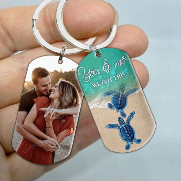 Valentine Keychain, You And Me We Got This Turtle Couple Keychain Valentine Day Gifts For Her