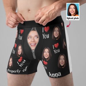 Valentine Men Boxer Property Of Girlfriends Personalized Photo Mens Boxer Briefs Valentines Day Gifts 3 fuydst.jpg