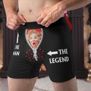 Valentine Men Boxer The Man The Legend Personalized Photo Mens Boxer Brief Valentines Day Gifts For Men 3 q9adqr.jpg