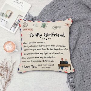 Valentine Pillow, Letter Love To My Girlfriend…