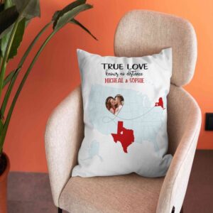 Valentine Pillow, Personalized Happy Valentine’s Day Throw…